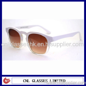 Handmade White Sunglasses With Cr39 Gradient Lens 